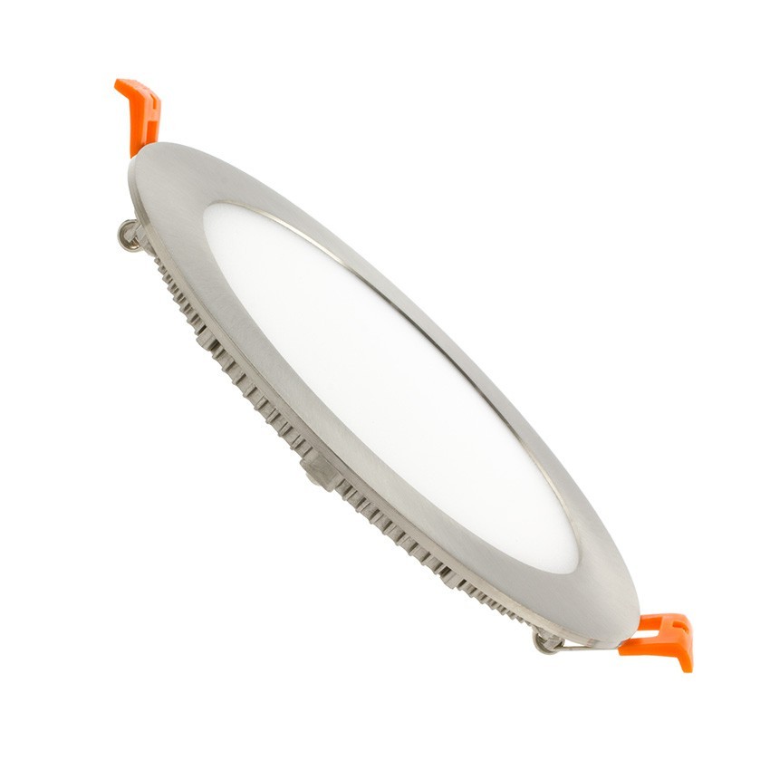 Producto de Placa LED 12W Circular SuperSlim Silver Corte Ø 155 mm