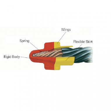 Produto de Conector de Resorte Scotchlok 3M T/Y 1-5mm² 3M 7100136955-GS