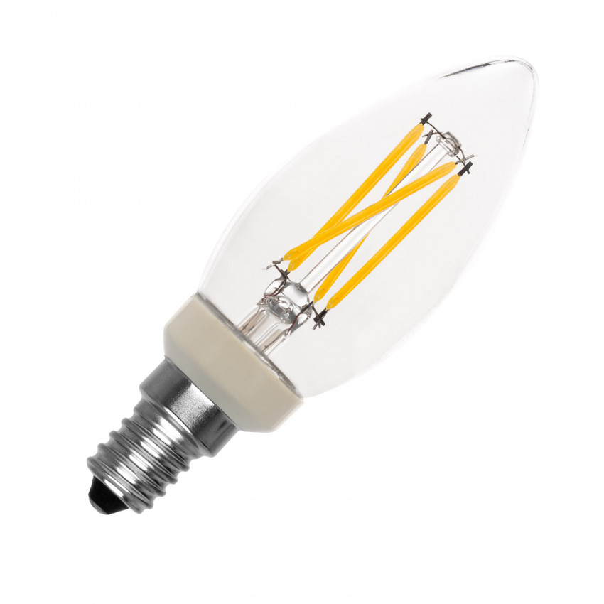 Produto de Lâmpada de Filamento LED E14 3.5W 250lm C35 Regulável  PHILIPS Candle