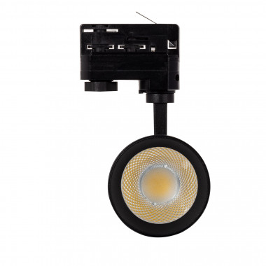 Producto de Foco Carril LED Trifásico 20W Regulable New Mallet Negro No Flicker UGR15