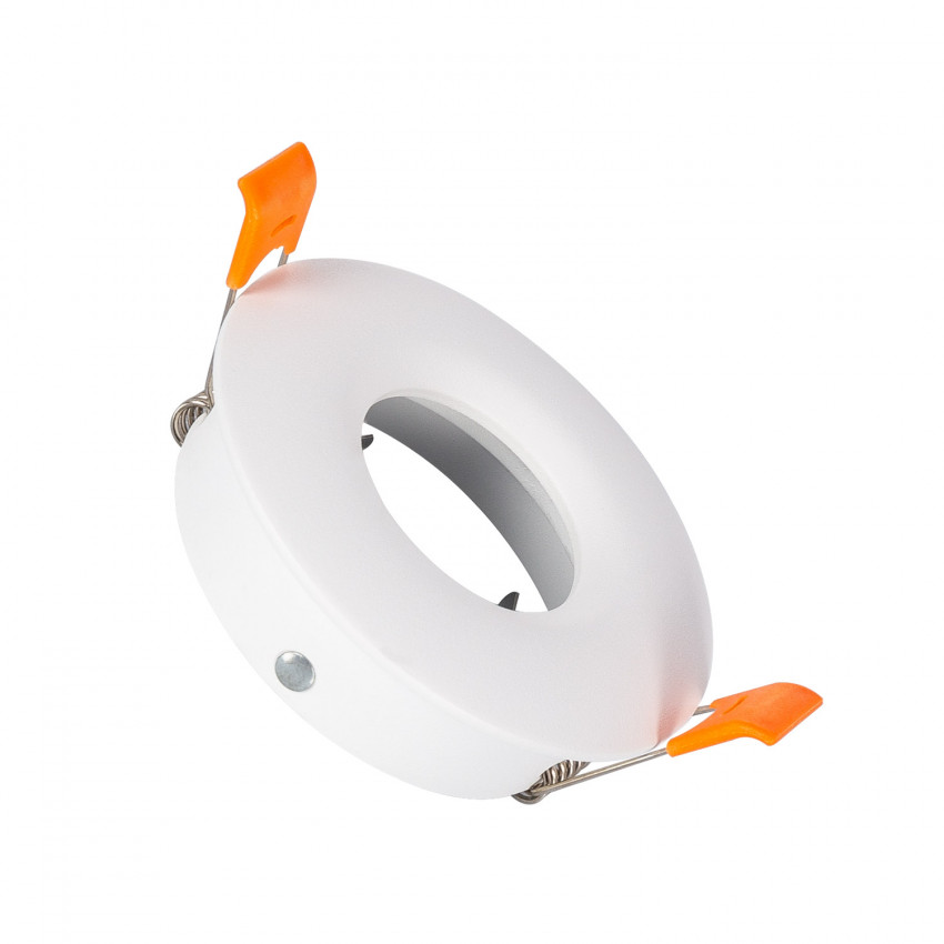 Aro Downlight Circular Design Blanco para Bombilla LED GU10 / GU5.3 Corte Ø 70 mm
