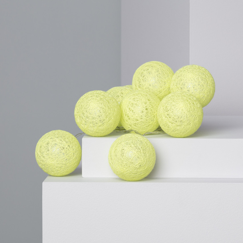Guirnalda 10 Bolas LED Lemon 1.65m/2.85m