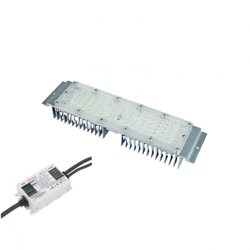 Módulo LED 60W Retrofit para Luminária de Iluminação Pública MEAN WELL IP67 Regulável 1-10V