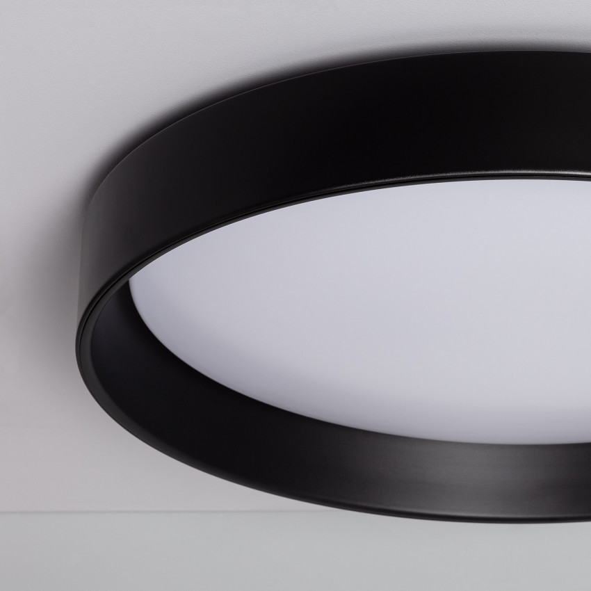 Plafón LED Circular Design 15W Black
