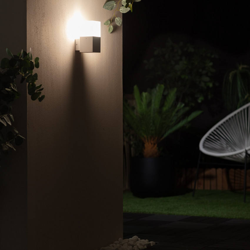Produto de Aplique de Parede Exterior Alumínio Domus Branco 