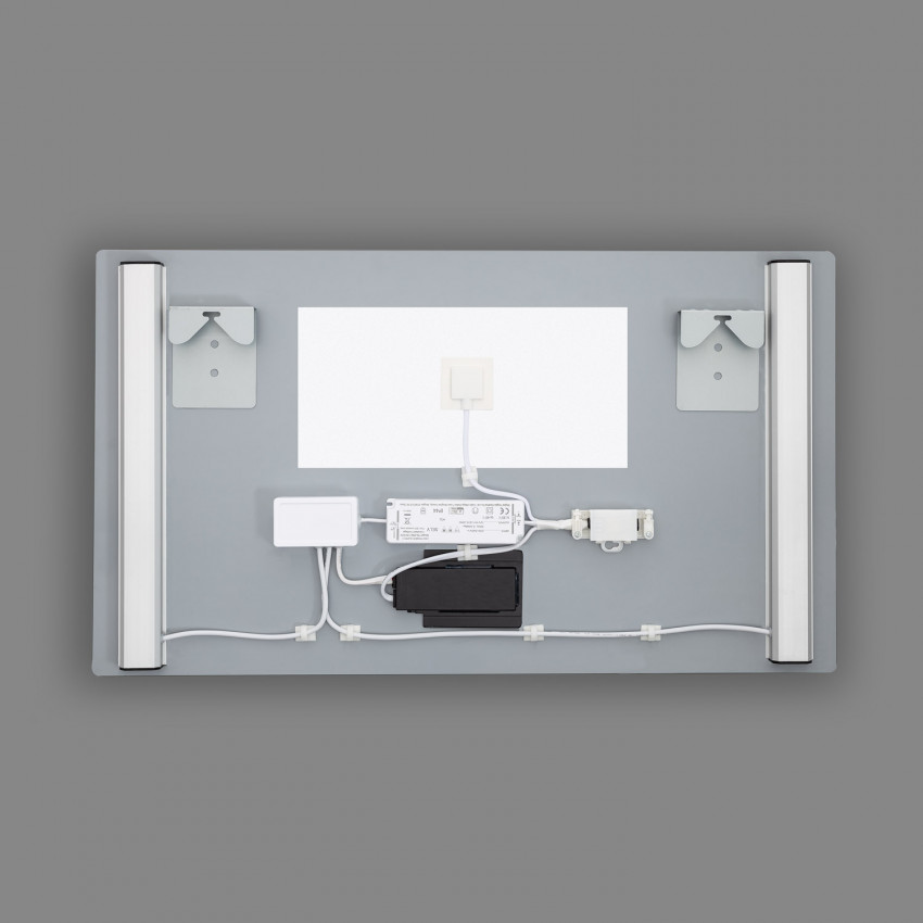 Produto de Espelho Casas de Banho com Luz LED e Anti-embaçante 40x70 cm Similan