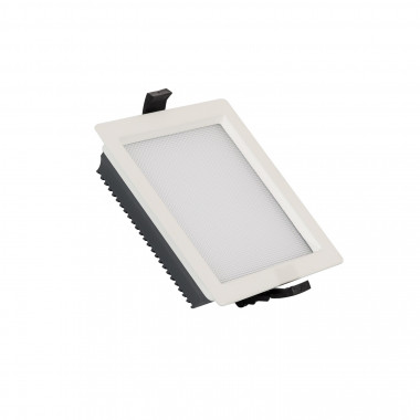 Produto de Downlight LED 15W SAMSUNG New Aero Slim Quadrado 130 lm/W Microprismático (UGR17) LIFUD Corte 135x135 mm