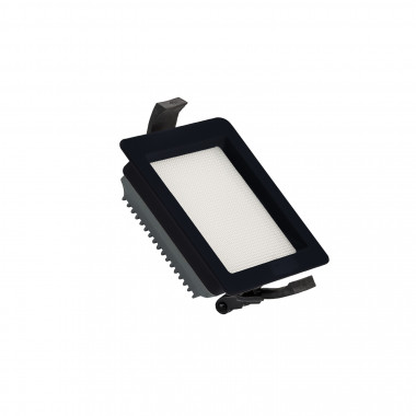 Downlight LED 10W New Aero Slim Quadrado 130 lm/W Microprismático (URG17) LIFUD Preto Corte 85x85 mm