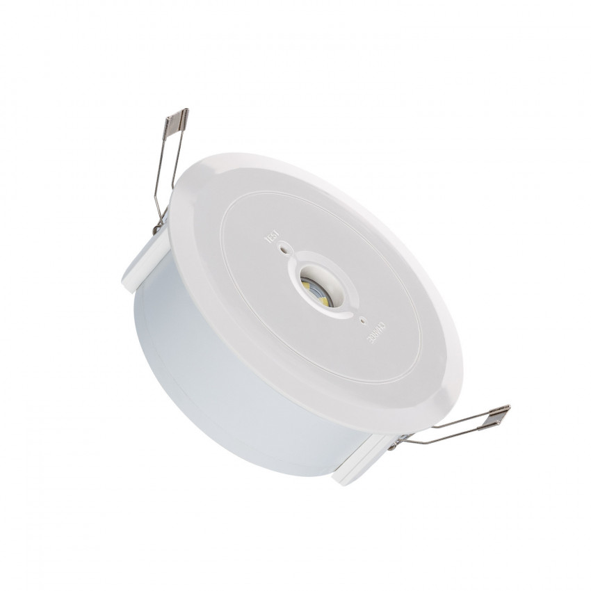 Luz de Emergencia LED Empotrable 2.5W Corte Ø136 mm