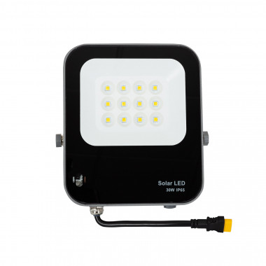 Producto de Foco Proyector LED Solar 30W 170lm/W IP65 con Control Remoto