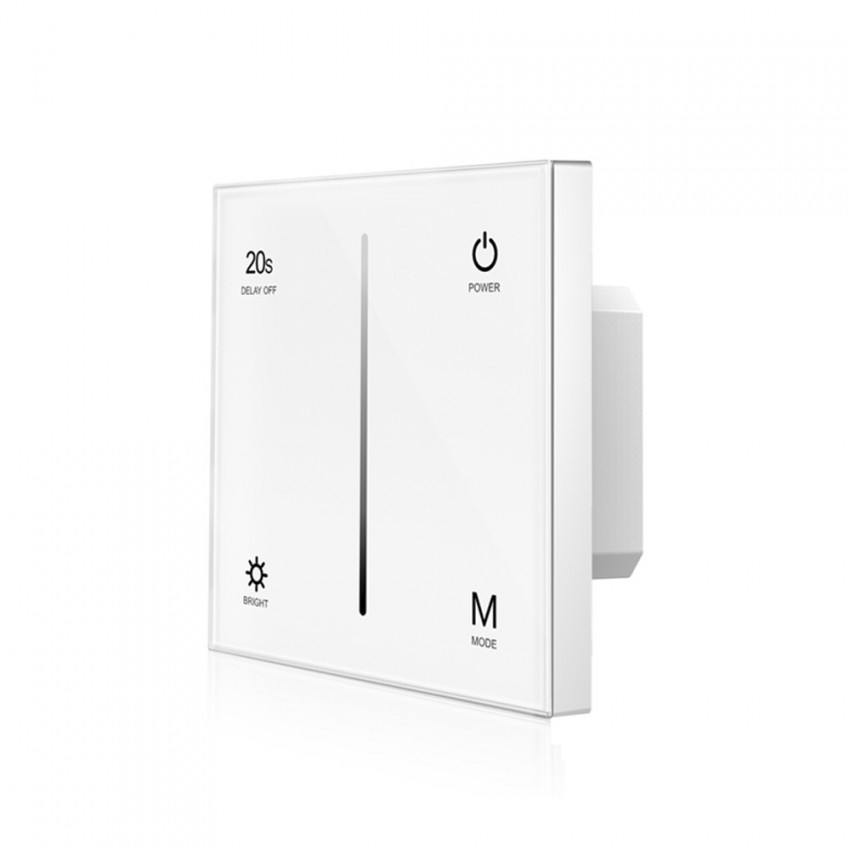 Controlador Táctil con Regulador RF Para Tira LED Monocolor 12/24 V DC