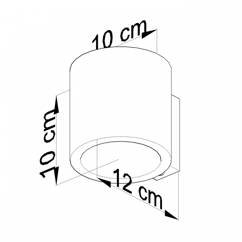 Producto de Aplique de Pared Orbis SOLLUX