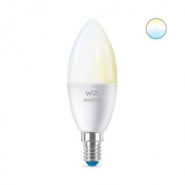 Bombilla Inteligente LED E14 4.9W 470 lm C37 WiFi + Bluetooth Regulable CCT WIZ