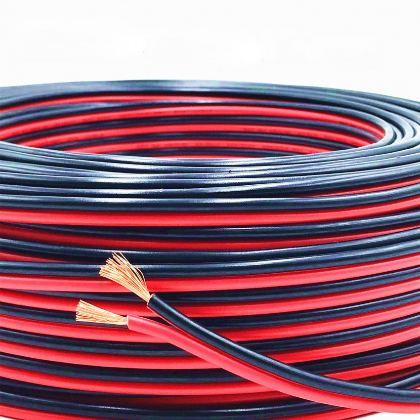 Producto de Cable Eléctrico Plano Manguera 2x0.5mm² para Tiras LED Monocolor
