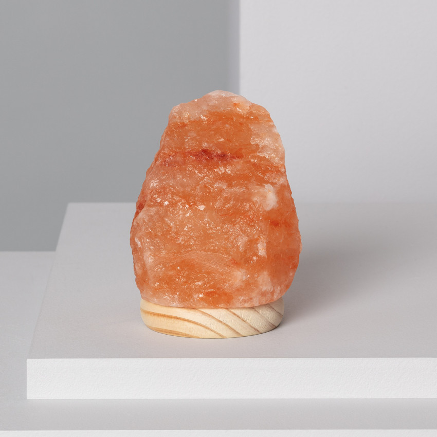 Candeeiro de Mesa LED Sal Mineral com Conexão USB 