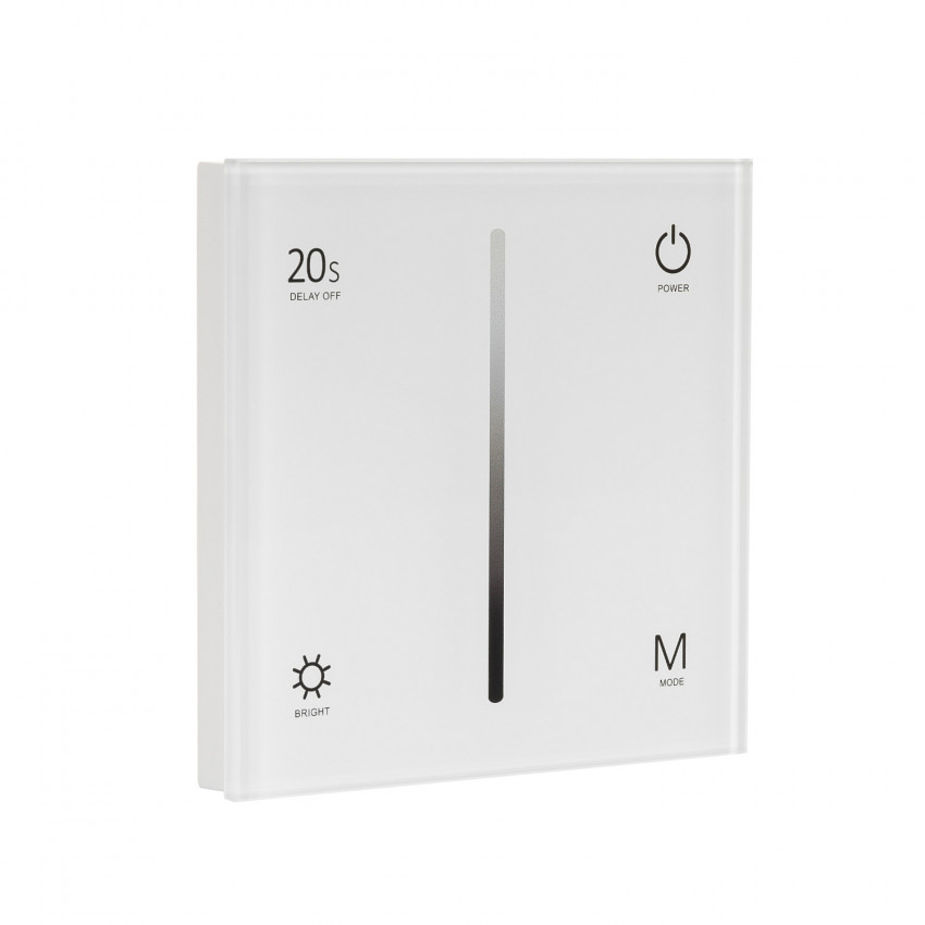 Producto de Controlador Regulador Pared Táctil para Tira LED Monocolor 12/24V DC RF