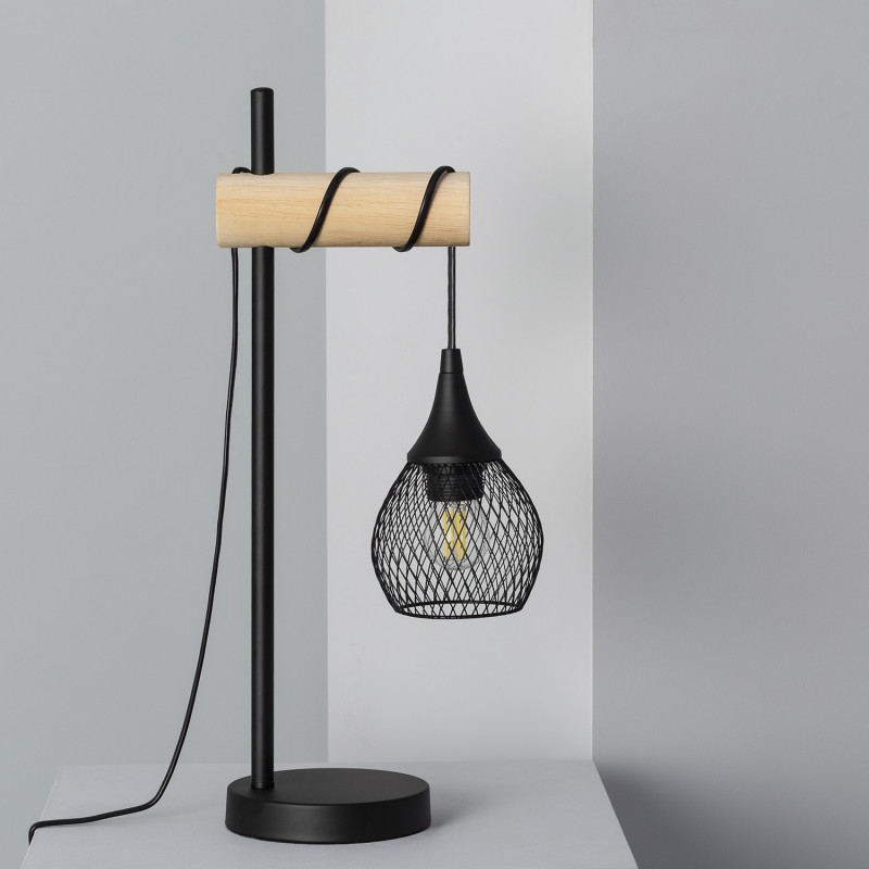 Candeeiro de Mesa de Metal WiFi com Regulador Monah
