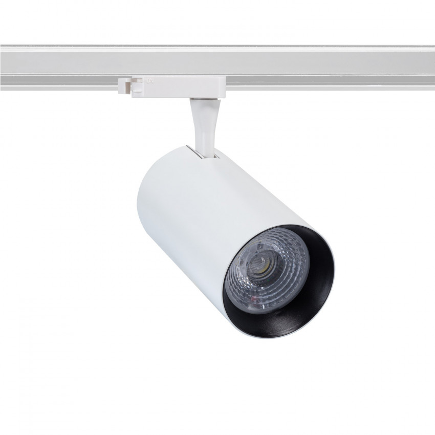 Foco Carril LED Bifásico 30W Vulcan Blanco