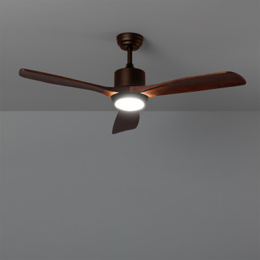 Doha Ventilador de techo LED Marrón H3370612