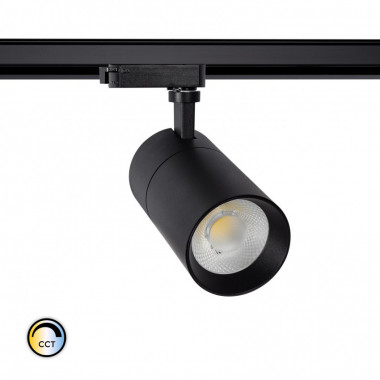 Foco LED New Mallet 20W Regulável No Flicker CCT Seleccionável para Carril Monofásico (UGR 15)