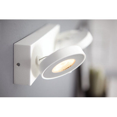 Candeeiro de Teto LED Regulável WarmGlow 2x4.5W PHILIPS Clockwork