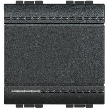 Mecanismo Interruptor Conmutador 2 Módulos 16AX 250V AC Borne Auto BTicino Living Light L4003M2A