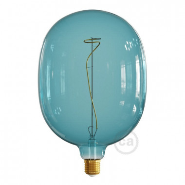 Bombilla Filamento LED E27 4W 100 lm Regulable Creative-Cables Egg Ocean Blue