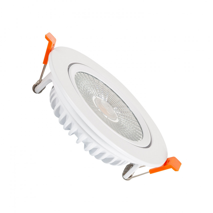 Foco Downlight LED 15W COB Superslim LIFUD Direcionável Circular Branco Corte Ø100 mm CRI90 Expert Color No Flicker