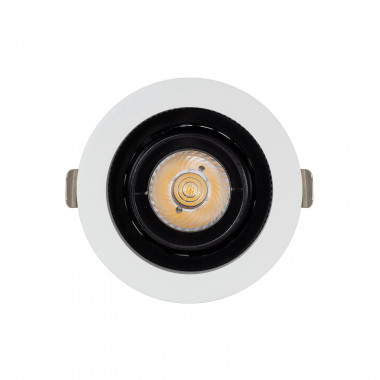 Producto de Foco Downlight LED 7W COB Direccionable 360º Circular Corte Ø 80 mm CRI90 Expert Color No Flicker