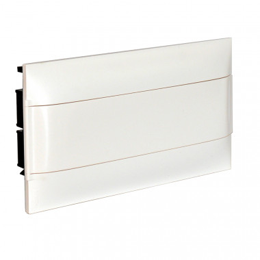 Caja de Empotrar Practibox S para Tabiques Prefabricados Puerta Transparente 1x18 Módulos LEGRAND 137076