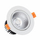 Foco Downlight LED 12W Regulable COB Direccionable Circular (UGR19) Blanco Corte Ø 90 mm