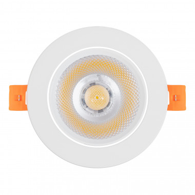 Producto de Foco Downlight LED 12W Regulable COB Direccionable Circular Blanco Corte Ø 90 mm