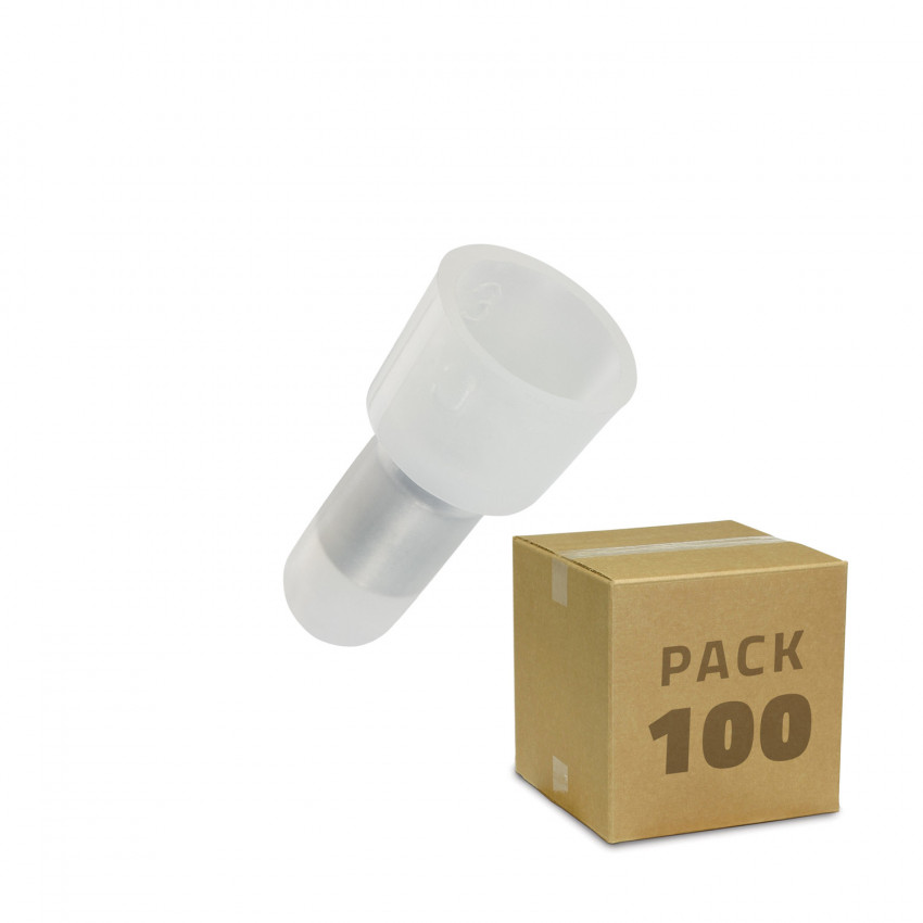 Produto de Pack 100 Unidades de Emenda Cega para Conexões de Cabos Finais