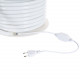 Producto de Bobina Neón LED Regulable 220V AC 120 LED/m 50 m Circular 360 Blanco Cálido IP67 a Medida Corte cada 100 cm