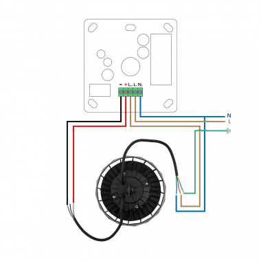 Producto de Regulador LED 1-10V con mando distancia IR 