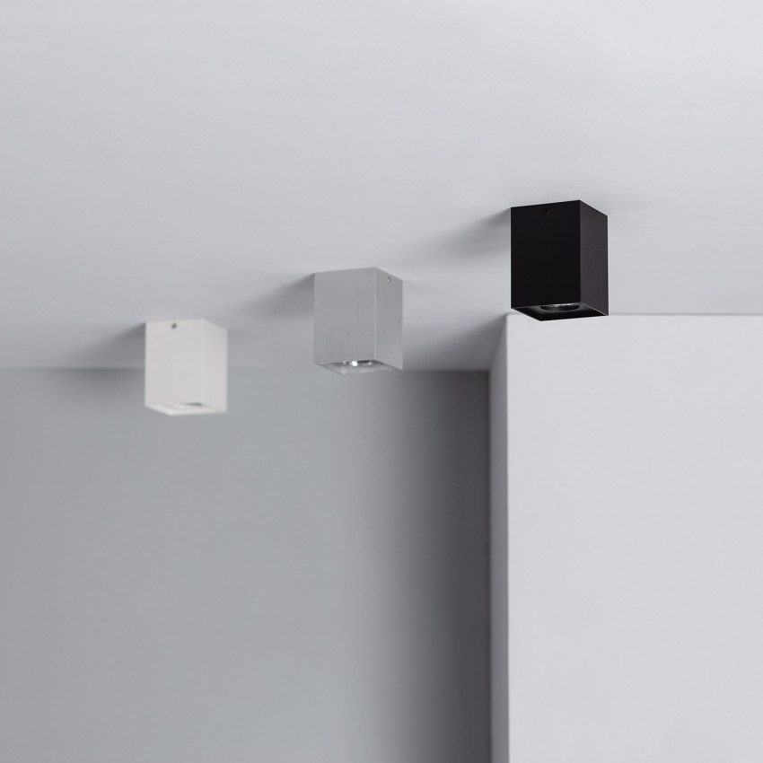 Aplique Techo Jaspe Aluminio Negro