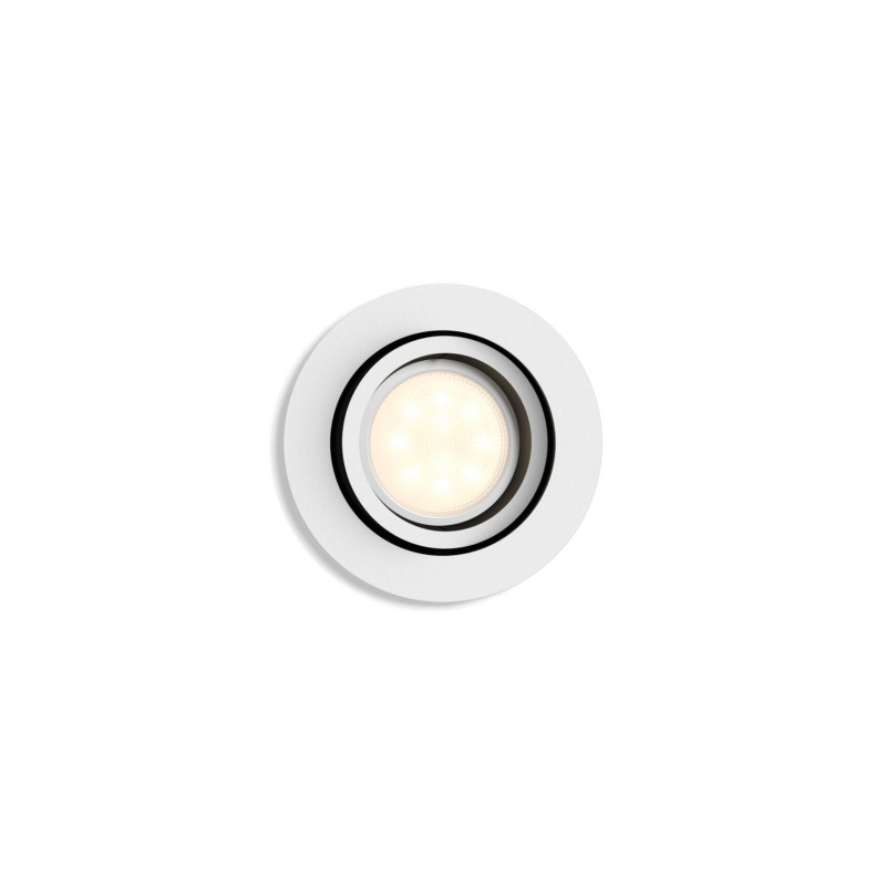 Producto de Foco Downlight White Ambiance GU10 PHILIPS Milliskin Corte Ø70 mm