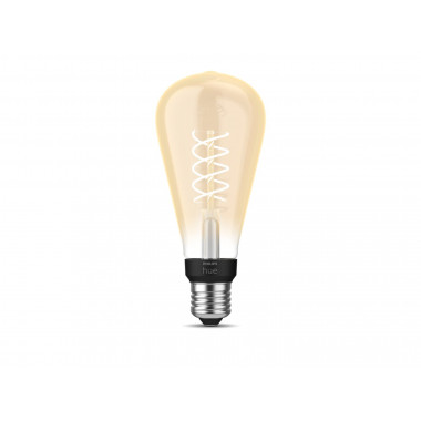 Lâmpada Filamento LED E27 7W 550 lm ST72 PHILIPS Hue White Edison