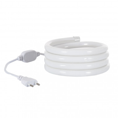 Produto de Fita Neon LED Regulável 220V AC 120 LED/m Circular 360 Rosa IP67 à Medida Corte a cada 100 cm