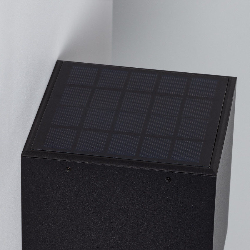 Producto de Aplique de Pared Exterior Solar LED 2W con Detector de Movimiento Radar Rabat