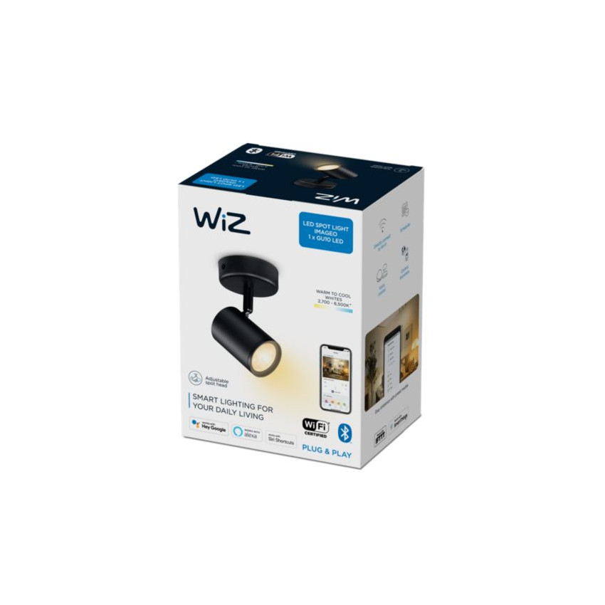 Producto de Lámpara de Pared LED Regulable CCT 4.9W Un Foco WiZ Imageo