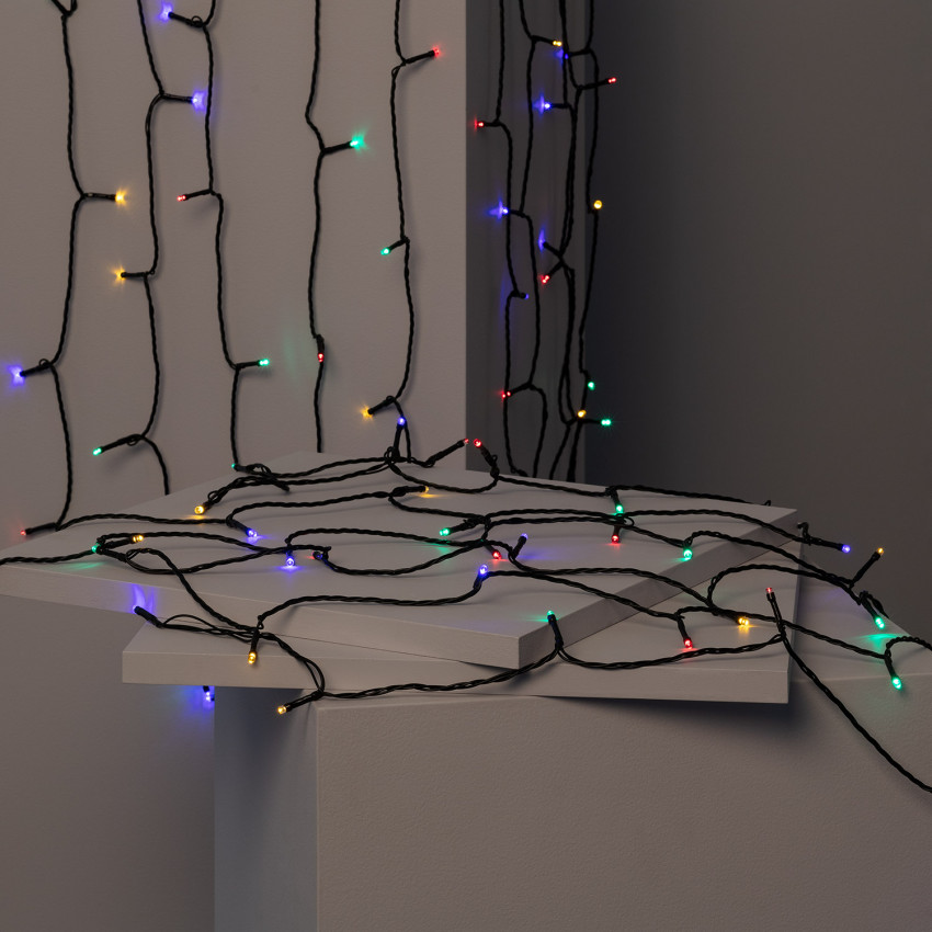 Guirnalda SnowFlakeBalls LED con Cargador Solar 