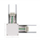 Conector Tipo L para Barra Lineal LED Trunking 60W