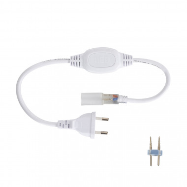 Producto de Bobina Neón LED Regulable 220V AC 120 LED/m 50 m Circular 360 Amarillo IP67 a Medida Corte cada 100 cm