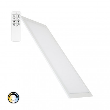 Producto de Panel LED 60x30cm 21W 2700lm Slim Regulable CCT Seleccionable con Mando