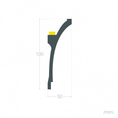 Producto de Moldura para Tira LED 2m Flame