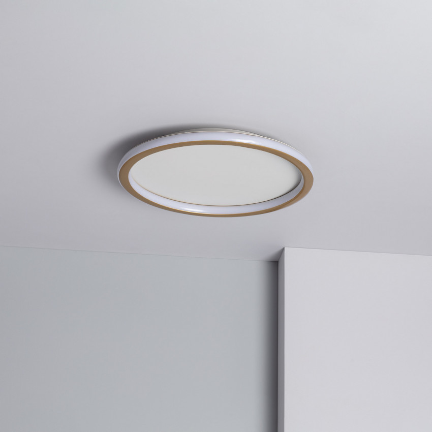 Producto de Plafón LED 30W Circular Metal Ø400 mm CCT Seleccionable Allharo