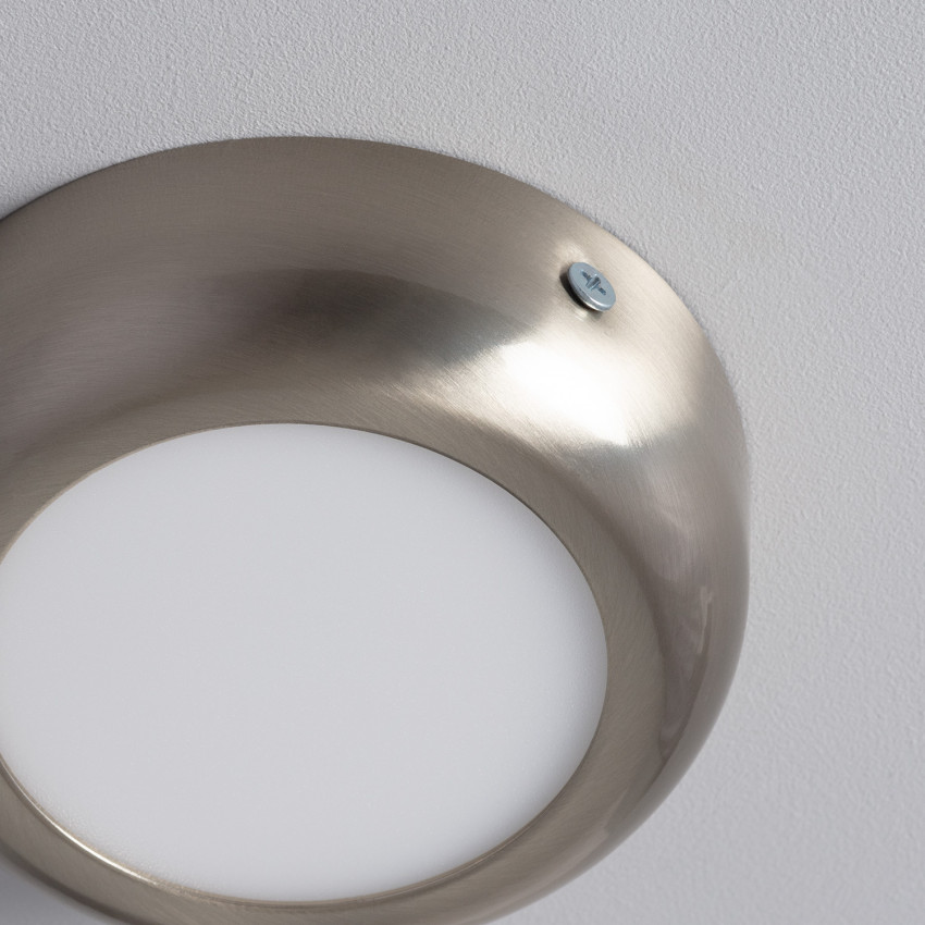 Placa de Superfície LED Circular Silver Design 6W