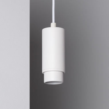 Lámpara Colgante Aluminio Multiángulo 10-50º para Bombillas GU10 Cuarzo