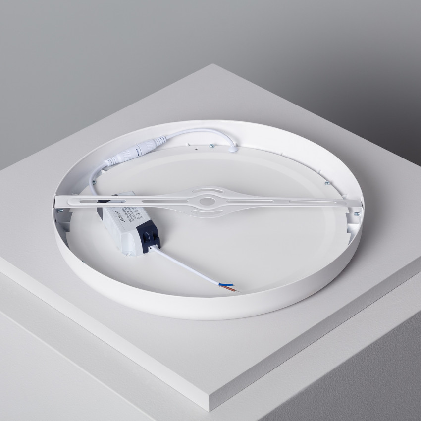 Placa Superfície LED Circular White Design 24W